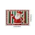 thumbnail image 3 of Nkmbld Christmas Indoor Door Mat, Xmas Front Door Welcome Mats, Non-Slip Santa Claus Floor Mat, Washable Carpet for Bathroom, Kitchen, Entryway, 3 of 8