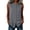 Gray, variant on Otntypg Womens Cotton Linen Tank Tops Trendy Sleeveless Summer Casual Button Down Beach Vacation Shirts Lightweight Gauze Oversized Boho Blouse with Pockets