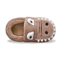 thumbnail image 3 of Drecage Toddler Kids Cute Dinosaur Slippers Boys Girls Winter Warm Fuzzy Bedroom House Shoes, 3 of 6