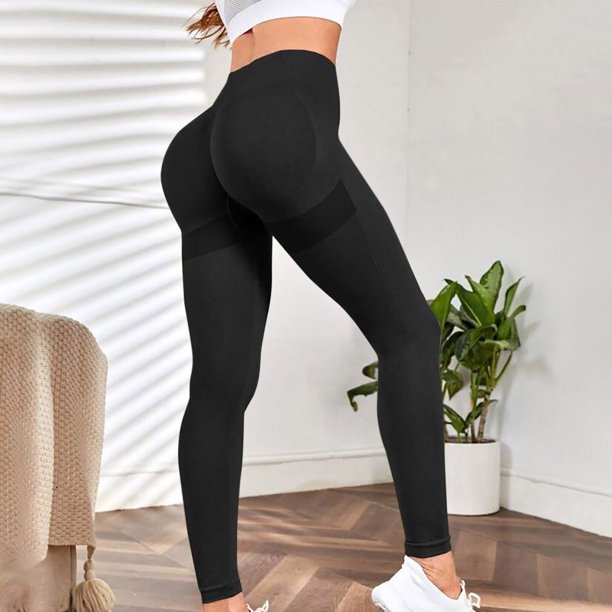 Legging Sport Femme 3/4 Taille Haute – Yoga, Running, Fitness – Tissu Doux, Séchage Rapide, Confort Grand Taille