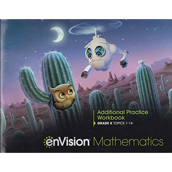 Pre-Owned Envision Mathematics 2020 Additional Practice Workbook Grade K Paperback