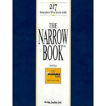 The Narrow Book  258 Home  Plans  from 26 to 50 Feet in 