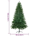 thumbnail image 2 of vidaXL Faux Christmas Tree Lifelike Needles 180 cm Green, 2 of 6