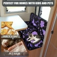 thumbnail image 5 of Qpednta Purple Butterfly RV Dinette Cushion Covers 2 Pack Stretch Cushion Slipcovers Camper Interior Accessories for Dinette Booth Seats, 5 of 7