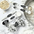 thumbnail image 3 of EGNMCR Condiment Squeeze Bottle Baking Tool Stainless Steel Double Measuring Spoon 8-Piece Seasoning Spoon Seasoning spoon, 3 of 4