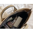 thumbnail image 4 of LinYooLi Women Canvas Handbag Large Capacity Chain Tote Bag PU Handle Shoulder Bag, 4 of 4
