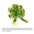 thumbnail image 4 of 12pcs 9" Extra Large Pull Bow Metallic Gift Wrapping Bows Ribbon Organza Light Green for Wedding Baskets Presents, 4 of 6