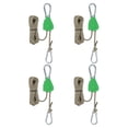 thumbnail image 1 of Uxcell Adjustable Rope Hanger, Ratchet Grow Light Hangers Reflective Reinforced Internal Gear Ratchet Green 1/8" x 8, 1 of 6