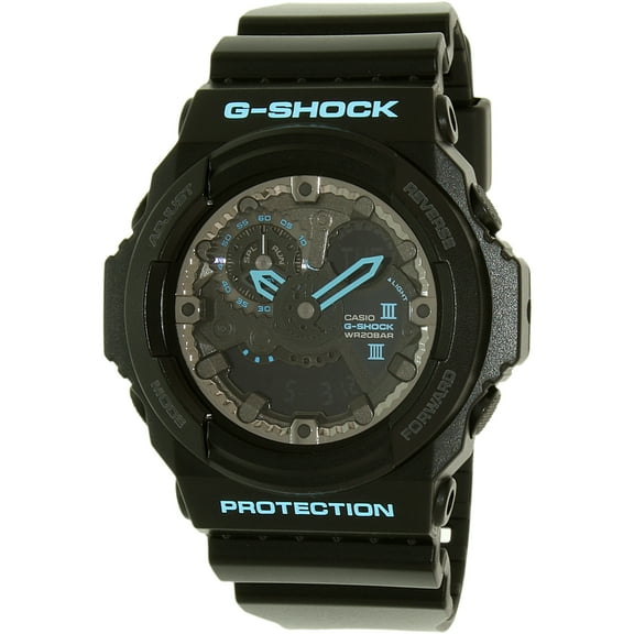 Men's G-Shock GA300BA-1A Black Plastic Quartz Sport Watch