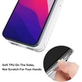 thumbnail image 6 of SSE Case for iPhone 13, Shockproof TPU Transparent Clear, Air Cushion Corners, Support Wireless Charging (iPhone 13 Pro), 6 of 7