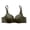 Dark Gray, variant on Raeneomay Women's Plus Size B C Cup Wireless Bra, Striped Wide Strap Side Support Everyday Bra 38-44