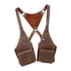 thumbnail image 3 of Bolso de hombro oculto debajo del brazo, paquete oculto para hombres y mujeres, bolsillo tipo billetera para marrón, 3 of 9