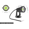 thumbnail image 4 of Bewildely Impermeable 3 * 1W COB LED Césped Jardín Luz de inundación Patio Camino Proyector Lámpara con base Impermeable Blanco frío AC 85-265V Iluminación y accesorios No.1 Bewildely HA025684-01, 4 of 6