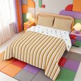 thumbnail image 2 of Erosebridal Modern Lines Full Size Comforter Sets,Linear Geometric Print Bedding Comforter Set,Polkadot Reversible,3-Piece,1 Comforter and 2 Pillowcases, 2 of 7