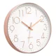 thumbnail image 4 of Reloj De Pared Silencioso, Moderno Y Grande De Cuarzo Color de la estructura Oro rosado Color del fondo Oro rosado, 4 of 8