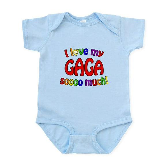 CafePress - I Love My GAGA Soooo Much! Infant Bodysuit - Baby Light Bodysuit, Size Newborn - 24 Months