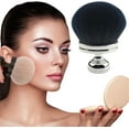 thumbnail image 2 of Extra Large Body Self Tanner Makeup Brush, 3 Inch Wide-headed Self Tanning Kabuki Blend Brush for Powder, Blusher, Foundation, Bronzer, Self Tan Face, Body, Leg and Back Applicator (Black), 2 of 15