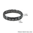 thumbnail image 3 of Pulsera de hematita para hombre: Reaviva el poder masculino. Pulseras para recuperar la confianza., 3 of 6
