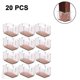 thumbnail image 1 of Chair Leg Protectors For Hardwood Floors Chair Leg Covers Clear Chair Leg Floor Protectors 20 Pack Silicone Furniture Leg Caps, 1 of 4