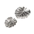 thumbnail image 2 of Godinger Serving Plate, Serving Platter, Table Centerpiece, Tableware, Leaf Platter, Nickel, 12X11, 2 of 3