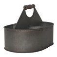 thumbnail image 1 of Cheungs FP-4398S Small Metal Oval Storage Slot Caddy, Small - 6.5 x 6.5 x 10.5 in., 1 of 1