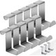 thumbnail image 1 of Stainless Steel Over Door Hanger Over Door Hooks Z-shaped Reversible Hanging, 1 of 5