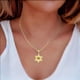 thumbnail image 4 of Collar Tapp Collections Estrella de David con cruz de acero 316L, 4 of 7