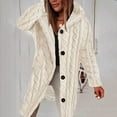 thumbnail image 1 of LOVZFMLL Manteaux pour Femmes Grande Taille Hiver Chaud Ample Col Rabattu Veste Manteau, 1 of 5