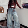 thumbnail image 5 of Girls Pants Stylish Straight Leg Fashionable Wide Leg Casual Activewear, 5 of 8