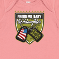 thumbnail image 4 of Inktastic Proud Military Goddaughter Girls Baby Bodysuit, 4 of 5