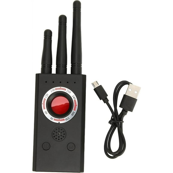 Protable Hidden Device Detector with Indicator Light, Anti Spy Detector, Hidden Camera Detector for Hotel Room, Public Bathroom, Locker Room, Hotel, Car, Office