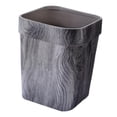 thumbnail image 2 of Bote de Basura pequeño Bote de Basura Bote de Basura Cuadrado de 14 L Bote de Basura para baños Dormitorios Dormitorio Oficina Cocina , GRIS, 2 of 6