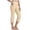 Beige, variant on Vivianyn HD Women's Split Hem Capri Yoga Pants with Pockets, High Waist Stretch Trousers,Black,Size S-XXL