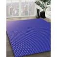 thumbnail image 3 of Ahgly Company Machine Washable Indoor Rectangle Transitional Medium Slate Blue Area Rugs, 4' x 6', 3 of 7