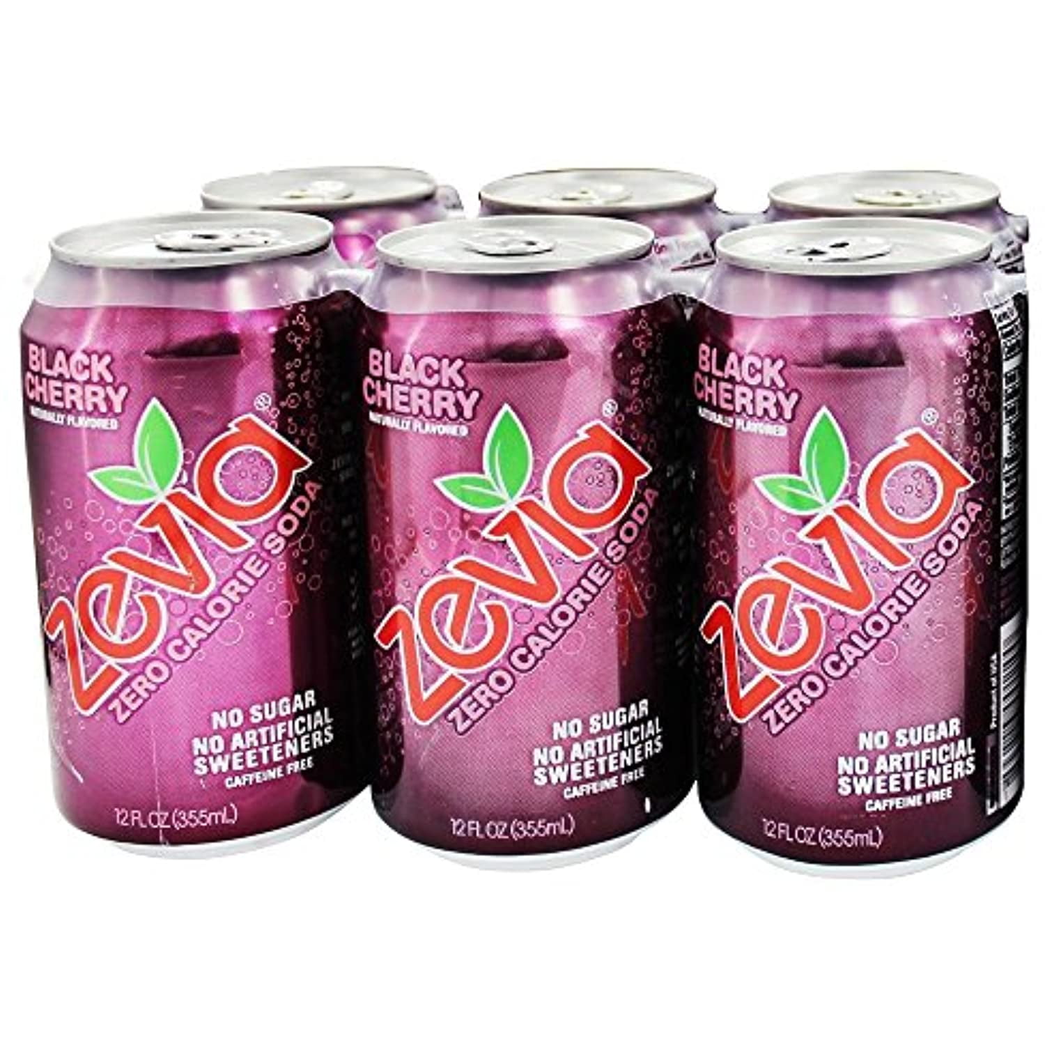 Zevia Natural Black Cherry Diet Soda ( 4X6/12 Oz)