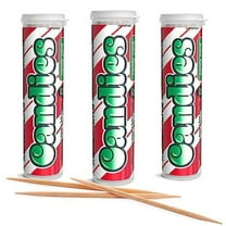 Xero Picks Candies - Candy Cane - Infused Flavored Toothpicks - 20 Picks - 3 Pack