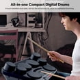 thumbnail image 2 of Batería digital portátil Yamaha DD75 con pedales y adaptador, 2 of 9