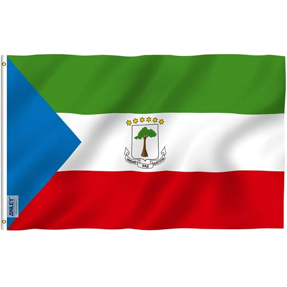 Anley Fly Breeze 3x5 Feet Equatorial Guinea flag - Equatorial Guinean Flags Polyester
