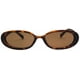 thumbnail image 2 of Mini Vinta Retro Narrow Oval Round Skinny Cat Eye Sun Glasses Clout Goggles, 2 of 5