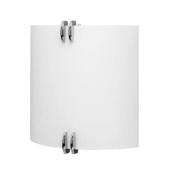 Efficient Lighting EL-318-109E26LED Interior Wall Sconce  White Glass