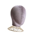 thumbnail image 3 of Modelo de cabeza de maniquí, soporte para peluca con base, soporte de exhibición multifuncional para sombreros, para de peluquería y peluca, 3 of 9