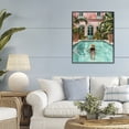 thumbnail image 3 of Stupell Industries Modern Girl Swimming In Pool Black Framed Giclee Art, 24 x 30, by The Prints Vibe, 3 of 8