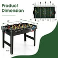 thumbnail image 3 of Costway 4-in-1 Combo Game Table 49" Foosball with Pool Billiards Air Hockey Table Tennis, 3 of 10