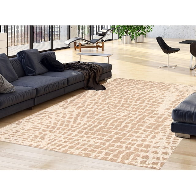 Tapis ECARPET Intérieur Extérieur pour Patio, Terrasse, Salon Collection Sisal Safari