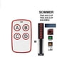 thumbnail image 3 of Garage Remote Control Replacement for Sommer 4020 TX03 868-4 Rolling Code Garage Door Remote Control 868Mhz (2 Pack), 3 of 4