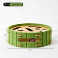 thumbnail image 2 of TOOLGOOD Cat Toys Interactive Wooden Cat Puzzle Toy Intelligence Treat Puzzle Feeder Box Game Enrichment Accessories with Jingle Balls, Wands, and Spiral Springs for Indoor Kitten Adult Cat C, 2 of 4
