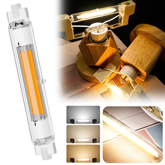 CPHDW7 LED Replacement for Halogen Bulb, R7S Dimmable Lamp 30W Equivalent to 300W, Warm White 3000K for Indoor Outdoor Lighting Fixtures