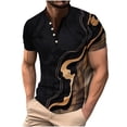 thumbnail image 2 of Nmnitkp Mens T-shirts Fashionable and Cool Men's Muscle T-Shirt Pleated Raglan Sleeve Bodybuilding Gym Tee Short Sleeve Fashion Workout Shirts Hipster Shirt （Plus Size）, 2 of 5