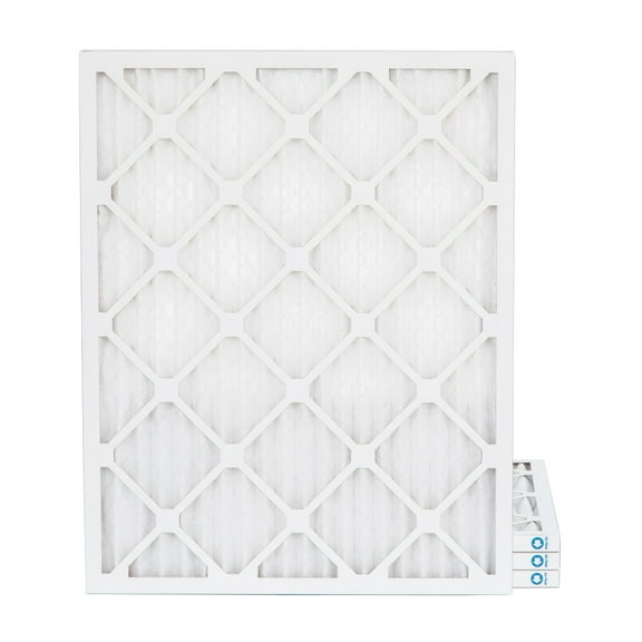 16x20x1 MERV 8 ( MPR 600, FPR 5-6 ) 1" Air Filters for AC & Furnace. 4 Pack. Exact Size: 15-1/2 x 19-1/2 x 3/4