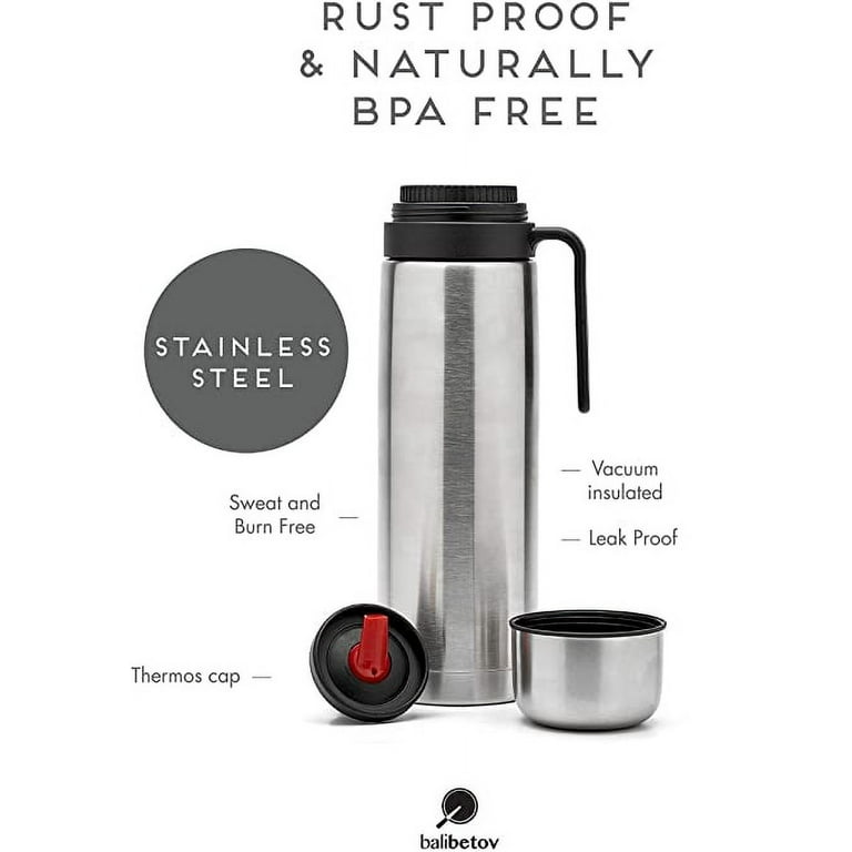 Stainless Steel Thermos - Mate Spout (Silver) – Balibetov